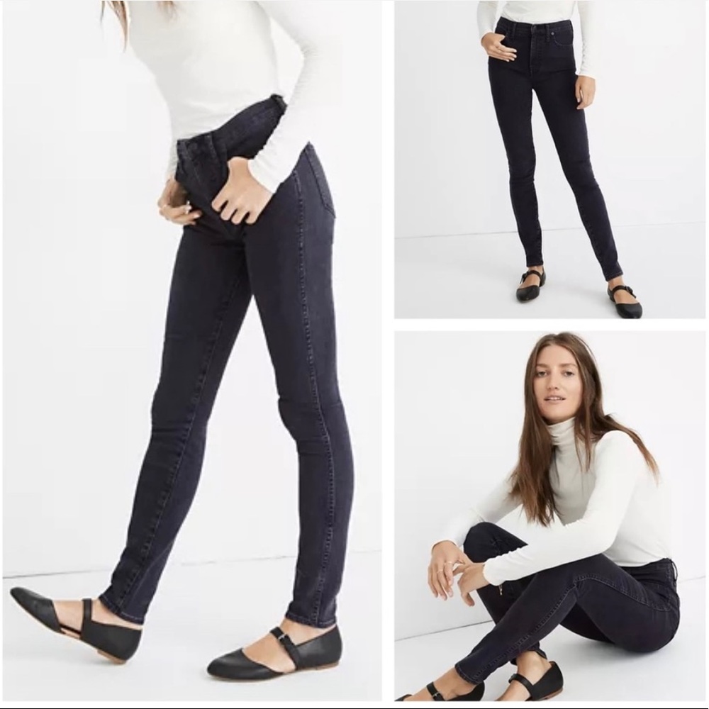 Madewell 10” high rise skinny jeans size 25